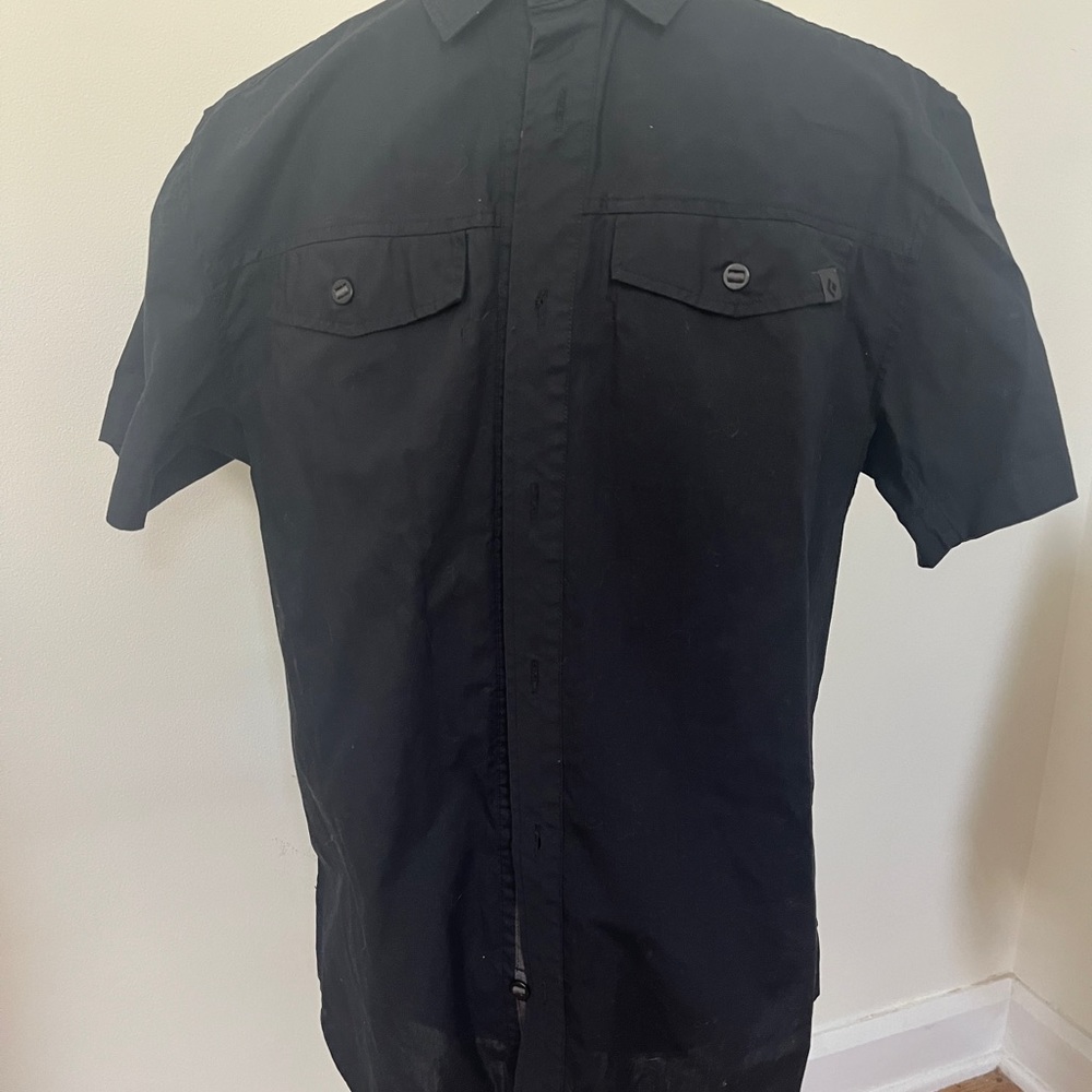 Men’s Black Diamond shortsleeved button down